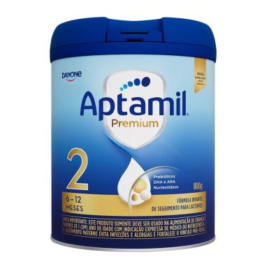 Imagem de Fórmula Infantil Para Lactentes Aptamil Premium 2 800g