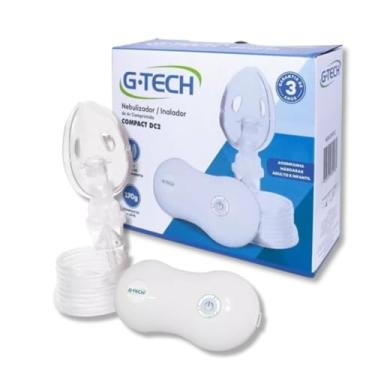 Imagem de Super Flow Plus, Inalador e Nebulizador Portátil G tec com Máscaras para Adulto e Infantil Bivolt