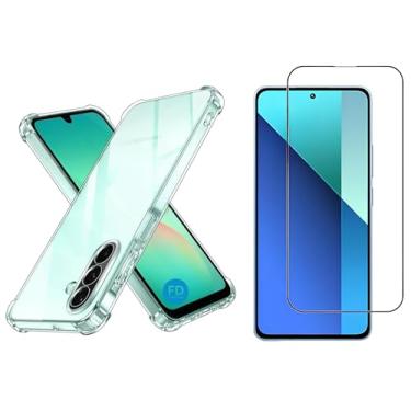 Imagem de Kit Capa Capinha Anti-Impacto Premium Transparente + Película de Cerâmica 9D ou Privacidade 9D para Samsung Galaxy A26 - FD Acessórios (Capa + Película Cerâmica 9D)