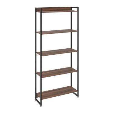 Imagem de Estante Dynamica 80x30x187cm C/05 Prateleiras Nogal / Nogal /