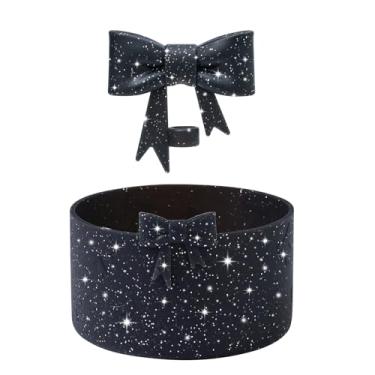 Imagem de Oddyami Conjunto de acessórios de copo para Stanley, incluindo lindos bonés de cobertura de canudo com laço de 10 mm, protetores de para-choques de manga de bota de silicone para Stanley Quencher H2.0