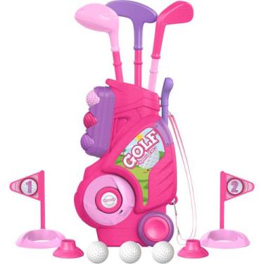 Imagem de Conjunto de golfe Liberry Toddler para 1 a 5 anos com carrinho de golf