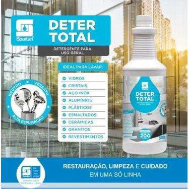 Imagem de Deter Total Detergente Neutro 500ml De Uso Geral Spartan Rende 200 Lts