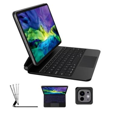 Imagem de Capa de teclado riwezox Magic para iPad Air 13 e iPad Pro 12.9