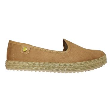 Imagem de Sapatilha Feminina Moleca Nobuck Slip On Conforto 5696.300