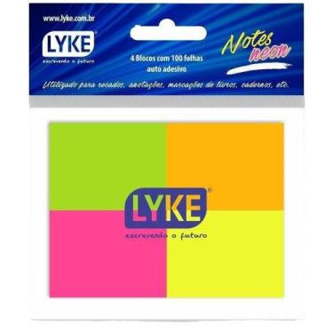 Imagem de Post it Notes Neon P 50x38 SN-05 - LYKE