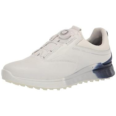 Imagem de ECCO Unissex adulto S- Three BOA Gore-TEX híbrido impermeável, Branco/azul profundidade/branco brilhante, Mens 40