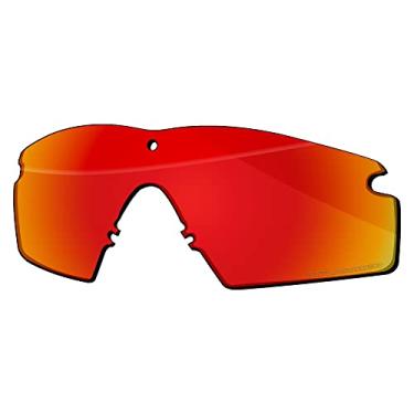 Imagem de Ensky Lente de reposição HardyShield para óculos de sol Oakley M Frame 2.0 Strike - Vermelho escarlate