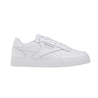 Imagem de Reebok Tênis feminino Court Advance Bold, Calçado branco/possivelmente rosa/calçado branco, 36