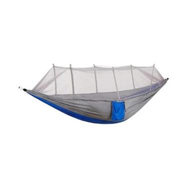 Imagem de Rede De Camping Para 2 Pessoas Com Mosquiteiro, Cama Suspensa Portátil