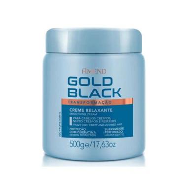 Imagem de Creme Alisante Gold Black Relaxante Amend 500G