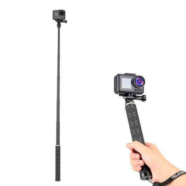 Imagem de Bastão Selfie Fibra de Carbono 90cm GoPro e Similares - Telesin