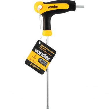 Imagem de Chave Allen Abaulada 3,0mm Com Cabo T Vonder