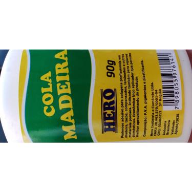 Imagem de Cola Madeira 90G Poderoso Adesivo Colagens Profissionais