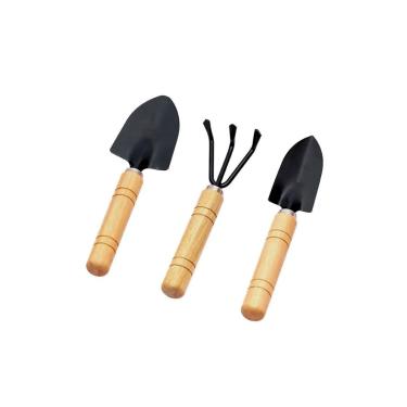 Imagem de Ferramentas de Jardim Pazinha Ancinho Ferro Madeira 3un