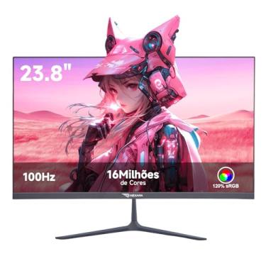 Imagem de Monitor 23.8 Polegadas Full HD 100Hz VA - Contraste Dinâmico 3000:1, Cores Vibrantes 120% sRGB, Conexões HDMI e VGA, Suporte VESA 100x100mm, Ideal para PC, Trabalho, Jogos e Entretenimento Diário