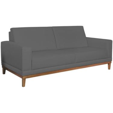 Imagem de Sofa 2 Lugares 160 Cm Crons Suede Cinza Vazzano Cinza