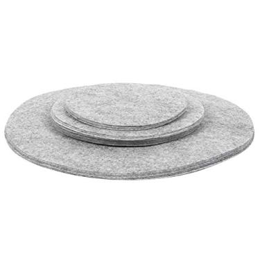 Imagem de Zhjvihx Protetores Anti-riscos para Pratos, Suprimentos Leves para Utensílios de Cozinha Ecológicos, Divisórias de Placa de Feltro, Duráveis ​​para Pratos de Porcelana, Louça de Barro Chinesa (24