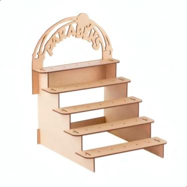 Imagem de Suportes para pirulitos feitos de madeira MDF de alta qualidade, perfeitos para pintar, decorar com adesivos, embrulhar com fitas ou enfeitar – ideais para complementar o tema da sua festa.