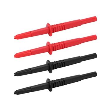 Imagem de Naroote Sonda de Teste de Multímetro Com Material de Proteção de Isolamento para Sensores Automotivos, 2 Conjuntos de Sondas de Teste de Ponta de Lanterna de Latão para de Tensão e de Circuito