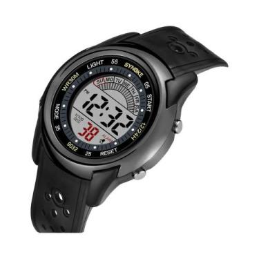 Imagem de Relógio Esportivo Digital LED À Prova D'Água Masculino SYNOKE Luminosa