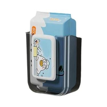 Imagem de Dispensador De Lenços Umedecidos De Parede Com Abertura Ampla, Suporte