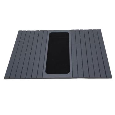 Imagem de Zerodis Bandeja Porta-copos para sofá, Bandeja Dobrável para Apoio de Braço para sofá, Mesa para Braço, Poltrona Anti-derramamento, Organizador de Lanches para Mesa de Com (Cinza Claro)