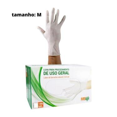 Imagem de Luva Látex para Procedimento com Pó -  Cx c/ 100un - Medix