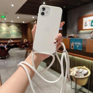 Imagem de Capa para celular com acessório de cordão que pode ser pendurado na corrente do pescoço para Xiaomi para Redmi Note 10 9S 9 8T 8 7A 7 6 a,X9,Para Note 9 Pro