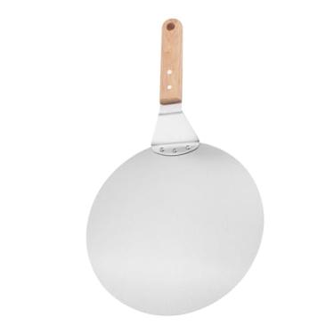 Imagem de Casca de pizza, placa de servidor de cozinha - descascar forno de pizza com de - para cozinha, churrasco, uso ao ar livre, cozinhar, casa, restaurante, assar