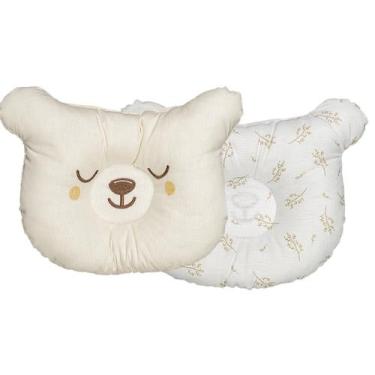 Imagem de Travesseiro Anatômico para Bebê Baby Joy Fábula 25cm x 18cm, Galhos