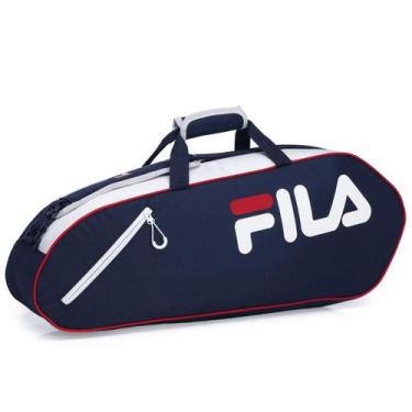 Imagem de Raqueteira Fila Pomezia Marinho e Branco