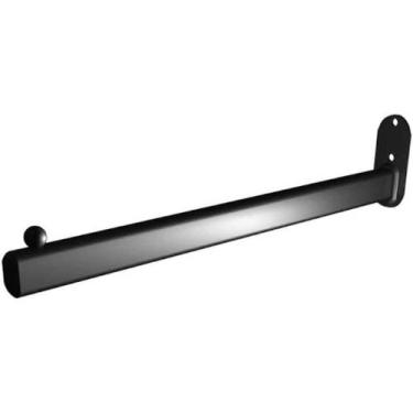 Imagem de Rt Reto Parede Tubo Oblongo 35 cm Cor Do Produto Epoxi:Preto - Fidel