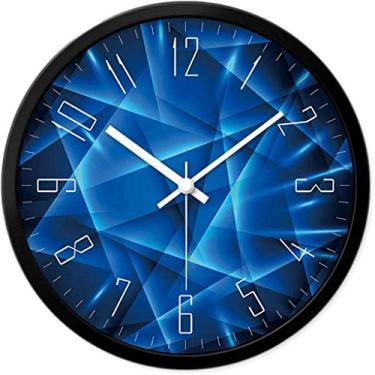 Imagem de U5GAAALPPQ9 Relógio moderno criativo de quartzo, tabelas de parede, quarto, mudo, personalidade, relógio de parede moderno