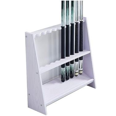 Imagem de Suporte para tacos de sinuca, suporte para tacos de sinuca, suporte de canto, suporte de taco de bilhar, suporte de 10 tacos para tacos de sinuca, suporte de taco de bilhar