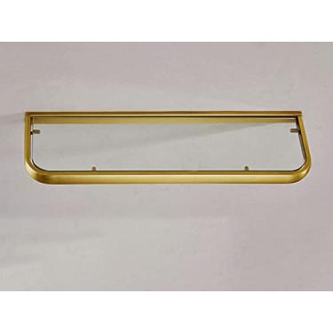 Imagem de Conjunto de acessórios de banheiro bronze antigo prateleira de toalha duplo suporte de escova de vaso sanitário suportes de papel higiênico gancho de roupão rack de copo de cerâmica