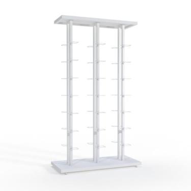 Imagem de Expositor de Calçados com 3 Colunas Duplo e 42 Suportes Aramados Screw