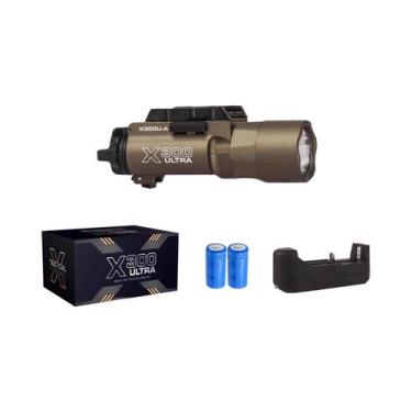 Imagem de Lanterna Tática X300U-A Multifuncional Compatível Com Trilhos De 20mm 
