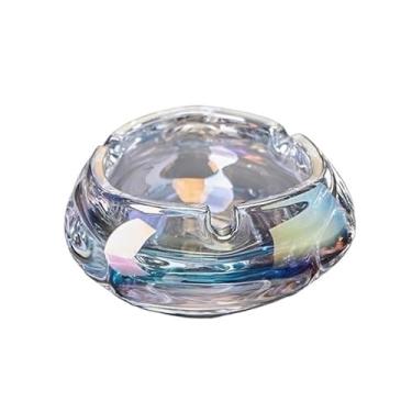 Imagem de Cinzeiro moderno de vidro para hotel, casa, sala de estar, escritório, mesa, cinzeiro, decoração de casa (grande)