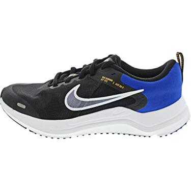Imagem de NIKE Tênis masculino, Preto Branco Racer Azul Laser Laranja, 4.5 Big Kid