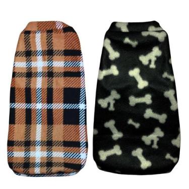 Imagem de Kit 2 Roupas Para Cachorro - Suéter De Inverno M - Nicapet