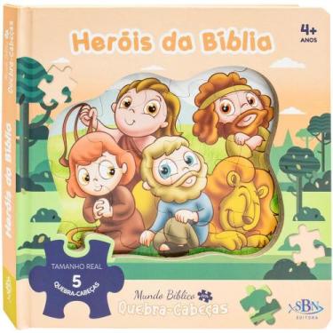 Imagem de Livro - Mundo Bíblico em quebra-cabeças: Heróis da Bíblia