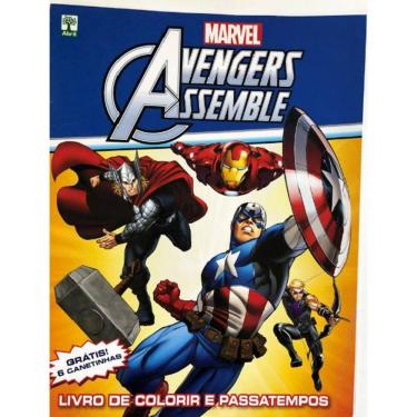 Imagem de Livro Avengers Assemble - Livro De Colorir E Passatempos
