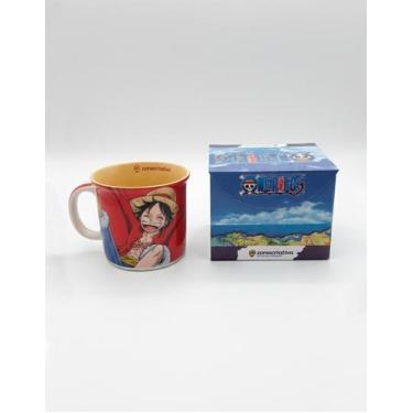 Imagem de Caneca Geek One Piece 350ml Luffy Anime Monkey Colecionável - Zona Cri