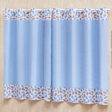 Imagem de Cortina Quarto Infantil Ilhos Varão Simples Estampada Menina Menino 2,