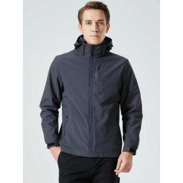 Imagem de Jaqueta Masculina Oversize Impermeável E À Prova De Vento Para Montanh