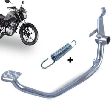 Imagem de Pedal Freio Cromado com Mola Fan Titan Start 160 2014 A 2025 - Cromofo