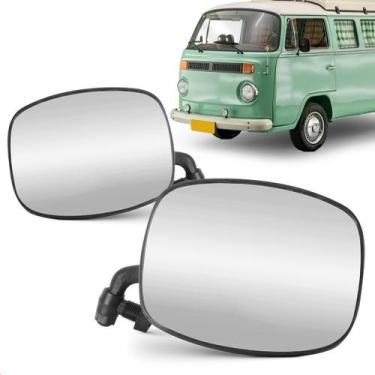 Imagem de Par Retrovisor Externo Kombi Clipper 1976 a 1996 Fixo - RETROVEX
