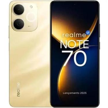 Imagem de Smartphone Realme Note 70 Novo Lançamento 2025 128GB 6GB ramboost tela