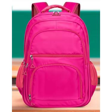 Imagem de Mochila Feminina Escolar Grande Adolescente Espaçosa - M3M, Único, Pin